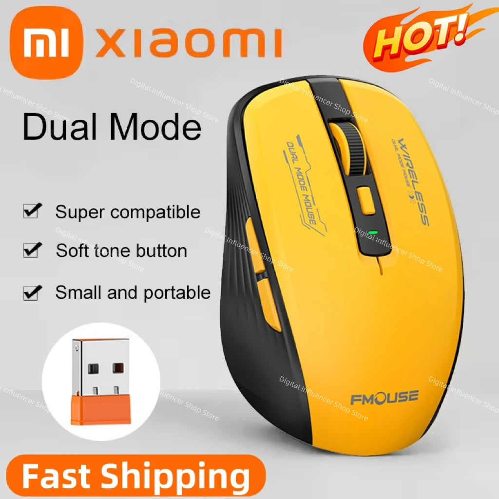 Xiaomi M303L Bluetooth Wireless Mouse 2.4G Dual Mode 1600 DPI Silent Tablet Notebook PC Office Portable Mouse For Android ios