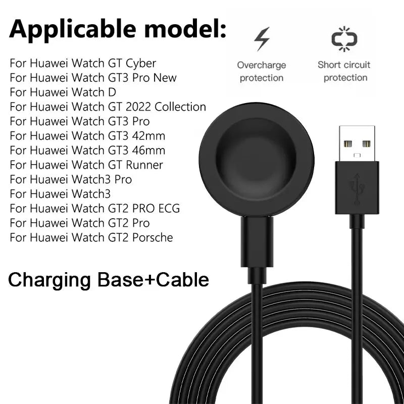 Smart Watch Dock Charger for Huawei Watch GT GT2 GT2e Honor Watch Magic 2 Wireless Fast Charging for Huawei Watch 3 GT3 GT2 PRO