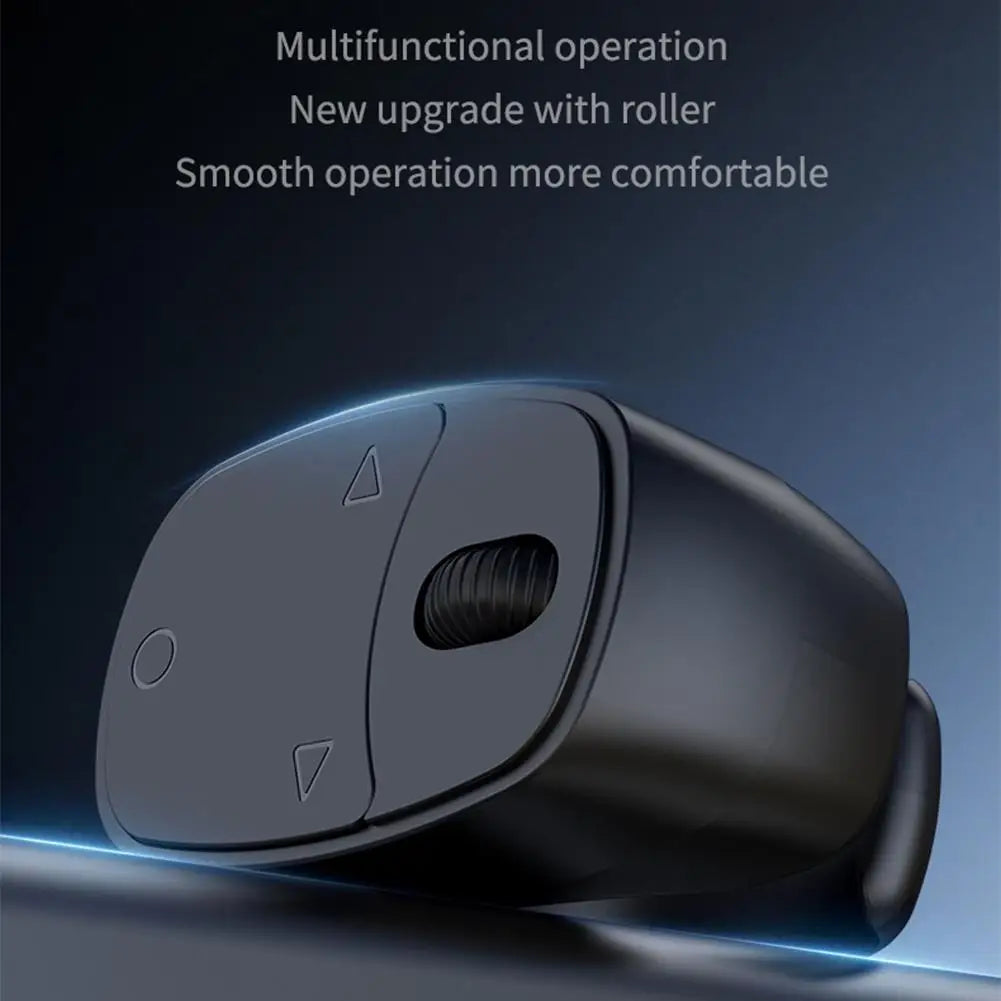 Bluetooth Page Turner Remote with Scroll Wheel - for eBooks, Videos; Wireless Shutter, Phone Stand Compatible (Volume Zoom)