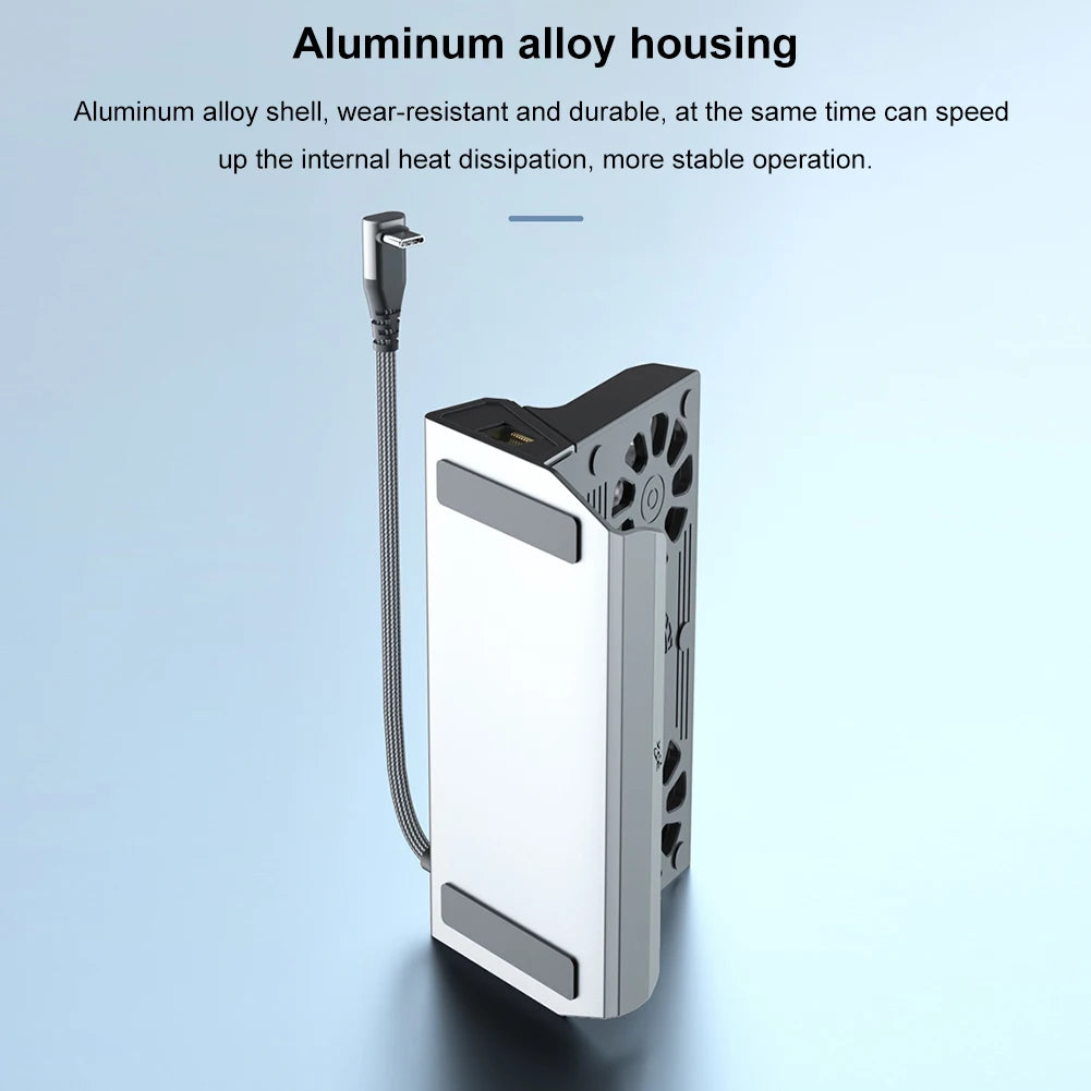 Dock Console Hub HDMI-Compatible USB C Docking Station 4K 60Hz Dock Stand Gigabit Ethernet 1000Mbps PD 100W RJ45 for Steam Deck