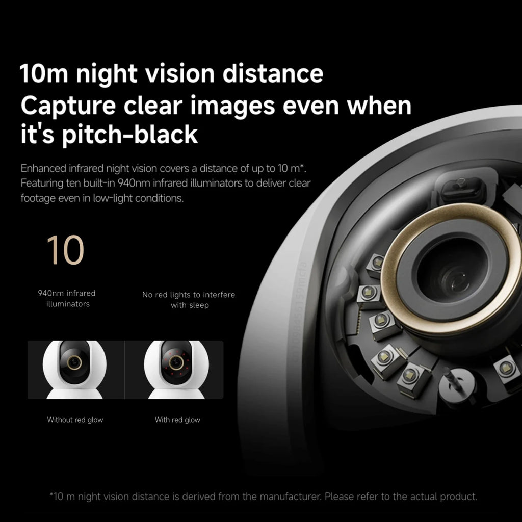 New Xiaomi Smart Camera C700 8MP 4K Ultra HD Low Light Full-color Baby Cry Detection Two-Way Voice Call Surveillance Camera MI
