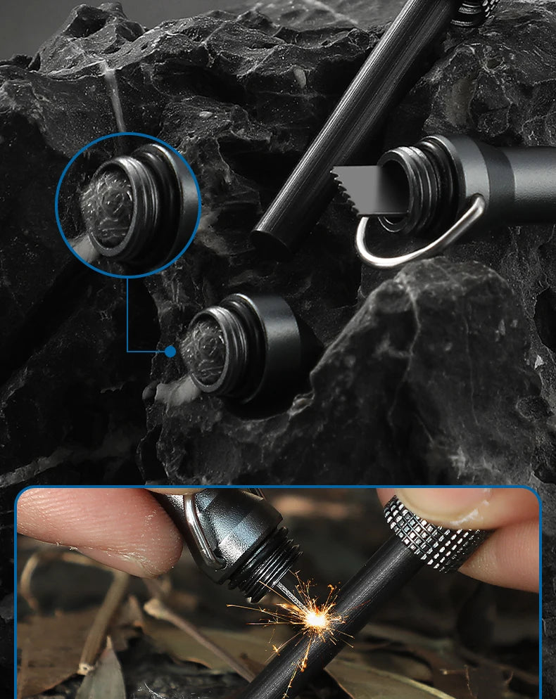 LETGOS Multi High Frequency Survival Whistle  outdoor Lifesaving emergency gear camping hiking rescue tactical glass breaker