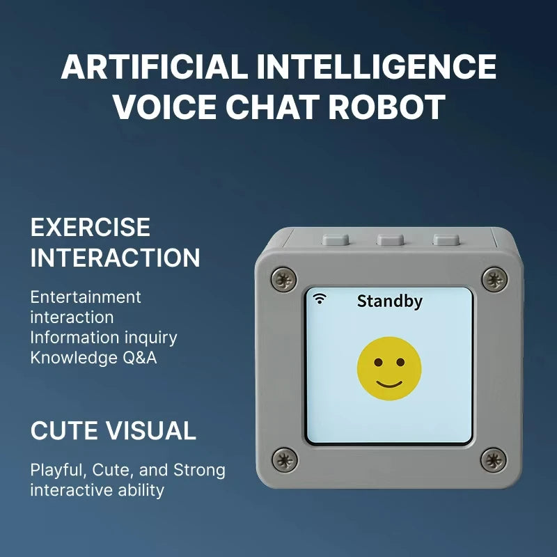 DeepSeek XiaoZhi Mini AI Robot | Intelligent Voice Chatbot, AI Emotional Interaction, Smart Learning Gift，AI companion robot