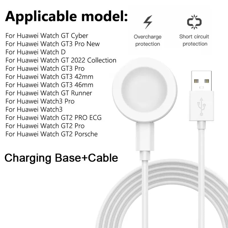 Smart Watch Dock Charger for Huawei Watch GT GT2 GT2e Honor Watch Magic 2 Wireless Fast Charging for Huawei Watch 3 GT3 GT2 PRO