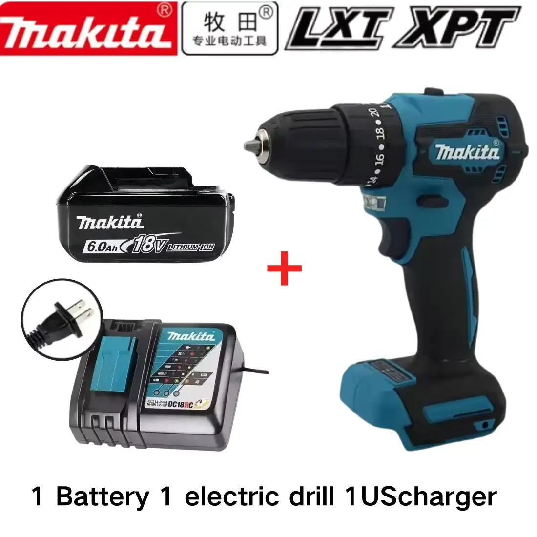 100%Makita DDF487 ddf487 18V Screwdriver Brushless Electric Drill Impact Drill Of Decoration Team Power Tools Makita 18V Battery