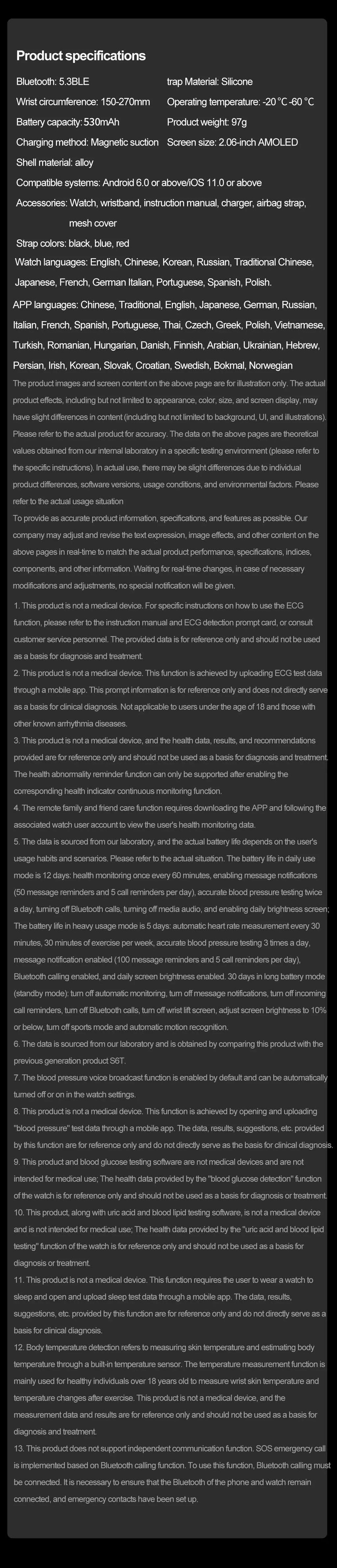 New Precise Detection Blood Pressure Smart Watch Air Pump Airbag Heart Rate ECG Health Bracelet BT Call Watches Men For Xiaomi