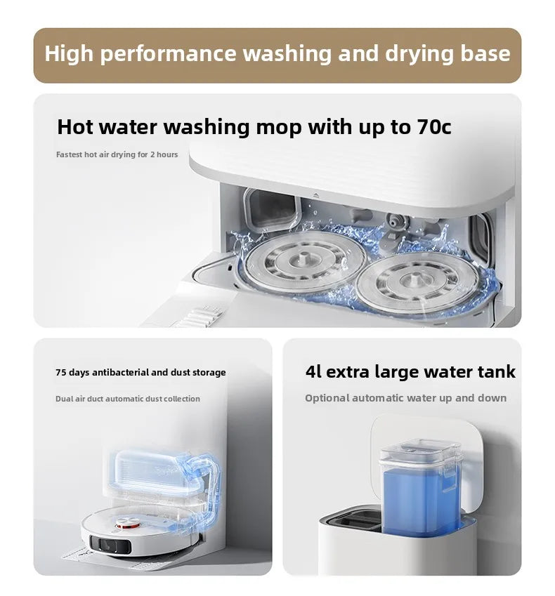 Xiaomi Mi Home Robotic Vacuum Cleaner M40,M40S with Mechanical Arm Sweeping and Mopping Intelligent Appliance