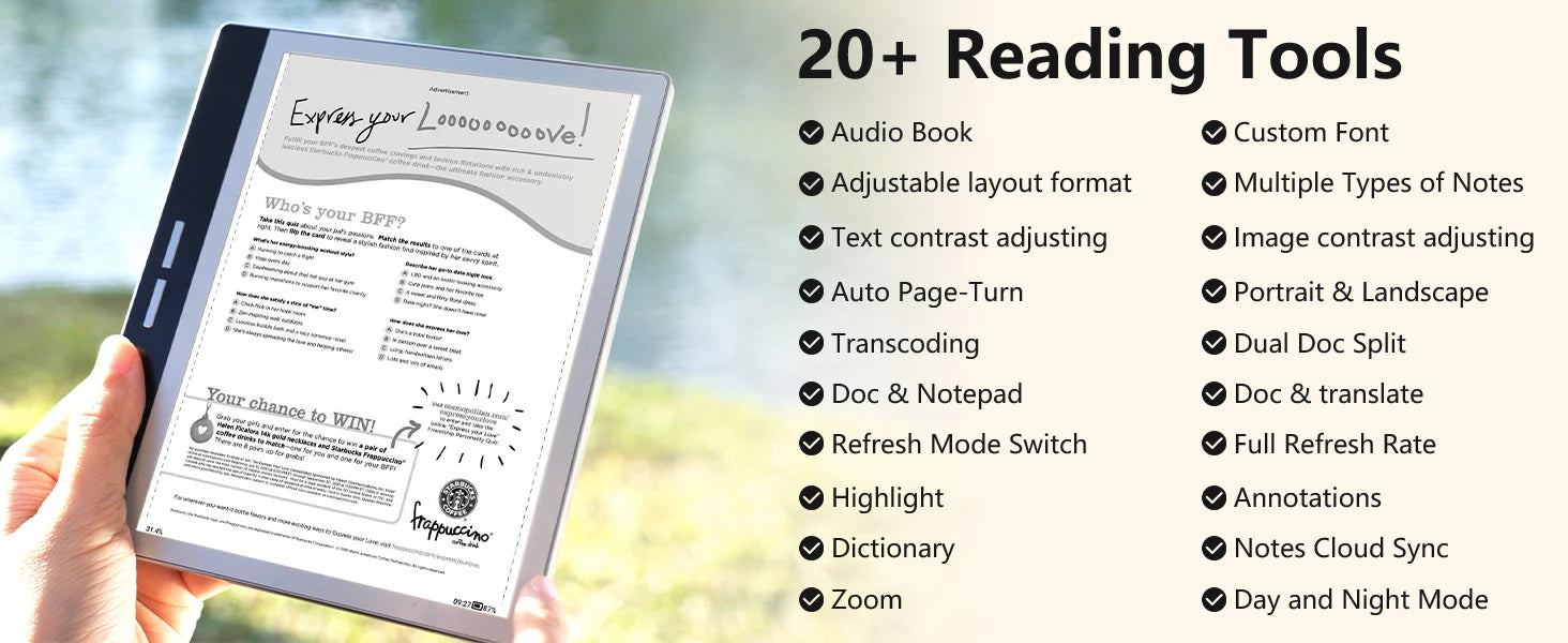 Bigme B751 7-inch ink screen e-book reader handwriting electronic paper ebook electronic notebook electronic epaper reader