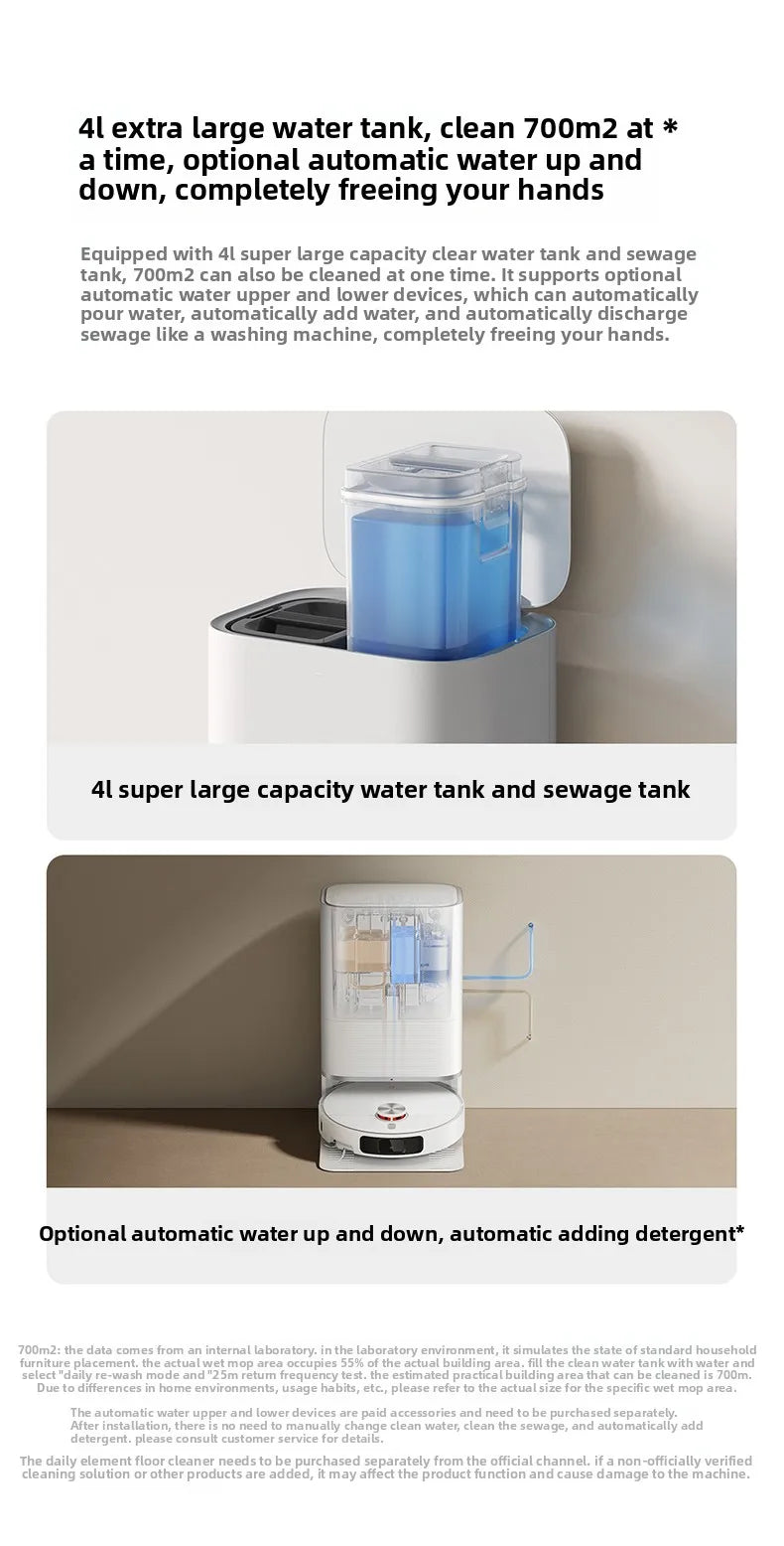 Xiaomi Mi Home Robotic Vacuum Cleaner M40,M40S with Mechanical Arm Sweeping and Mopping Intelligent Appliance