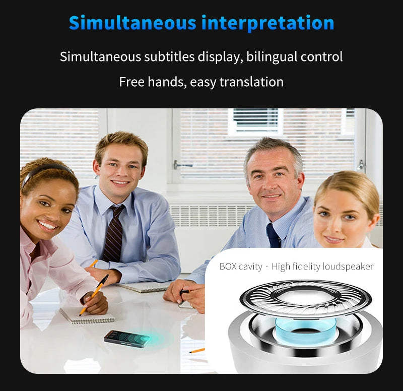Language Translator Device AI Translation Support ChatGPT 138 Languages Translation Two Way Real Time Voice Translation with