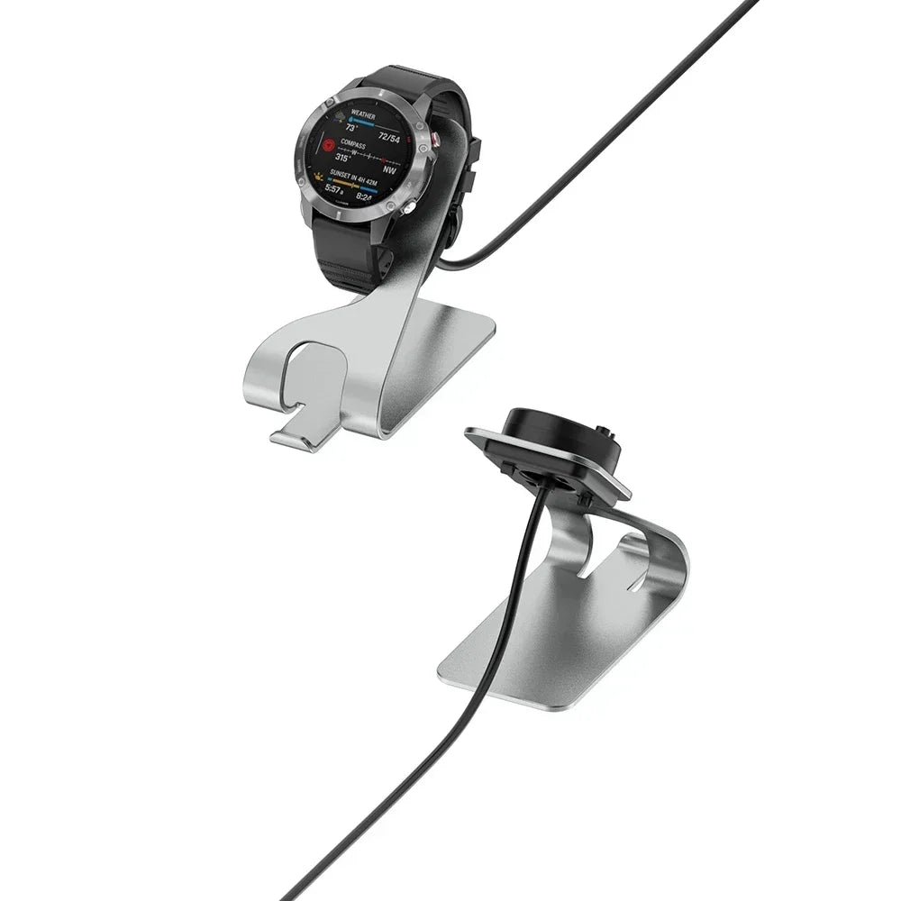 Charger Stand for Garmin Venu 3S & Fenix 7X Charging/ Vivoactive 3 4 4S Cable Dock Cord for Fenix 5 5X Plus 6 6X 6s/ Instinct2
