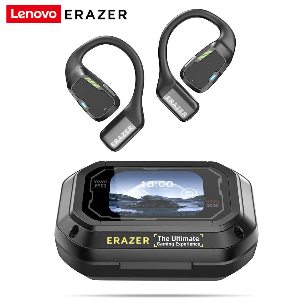 [135 Translator Earphone] Erazer XP6 Bluetooth Earphones Headset DIY Equalizer APP AI Wireless Headphones Travel Touch Screen