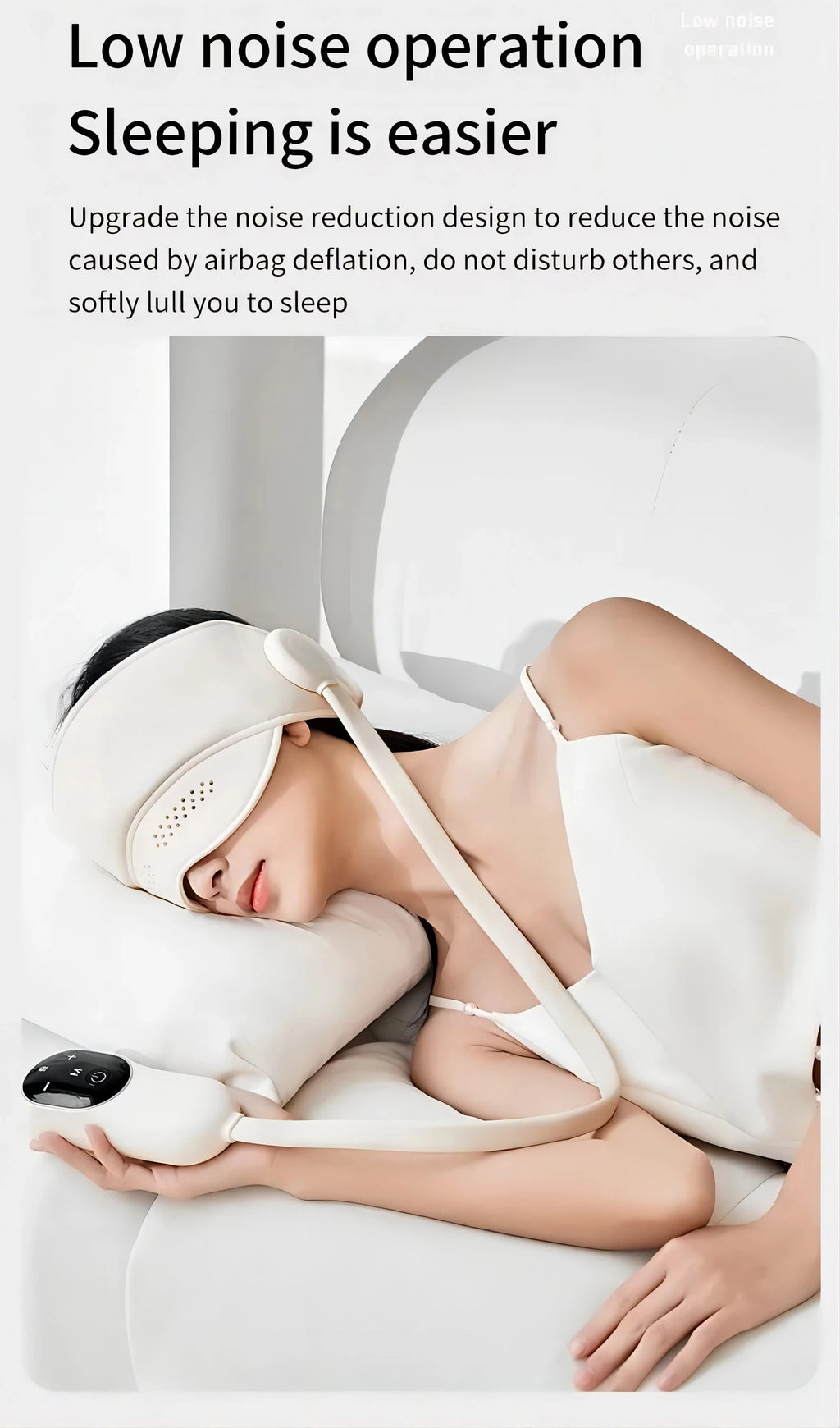 Graphene Heating Head Massager – Air Pressure & Eye Hot Compress for Relaxation & Better Sleep