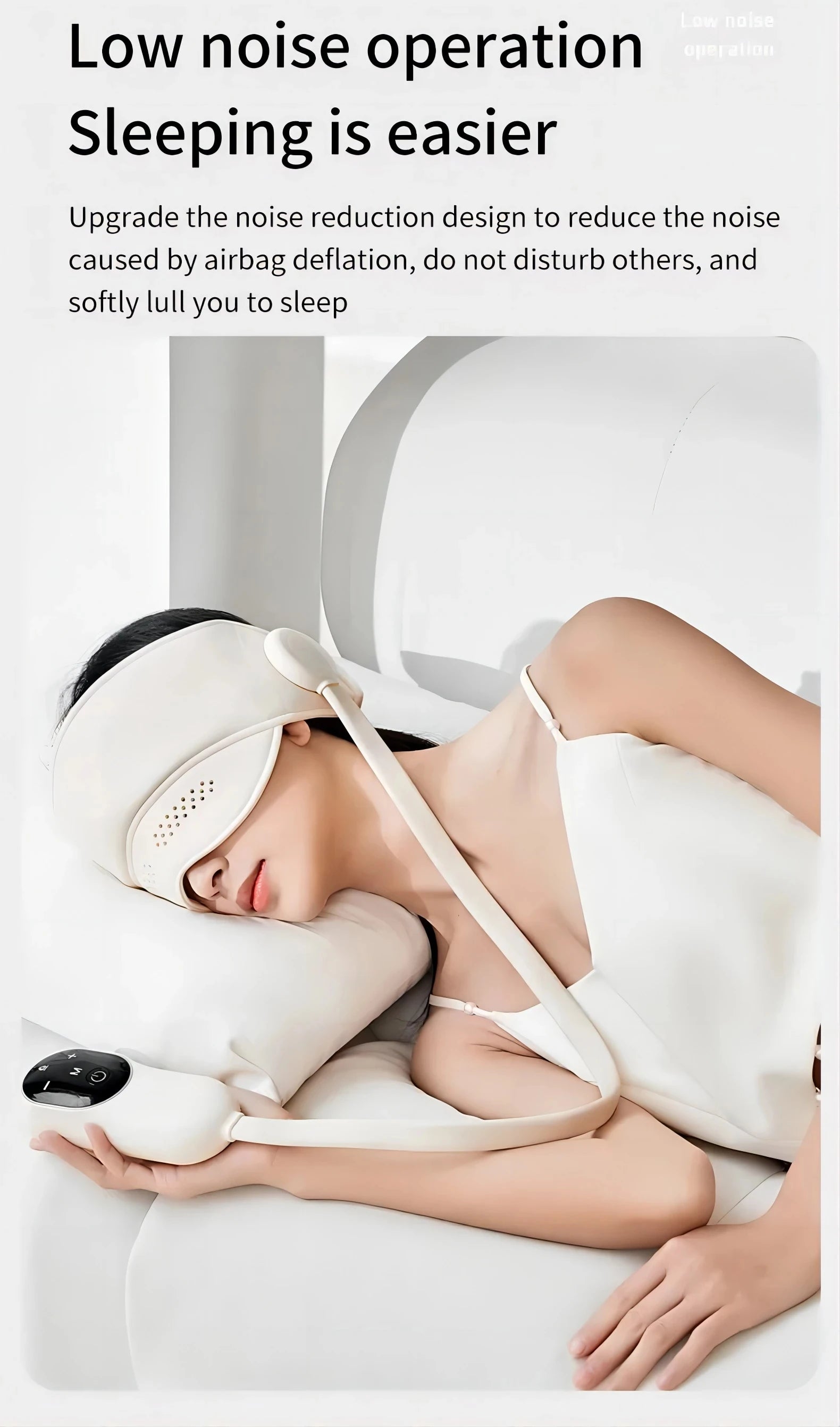 Graphene Heating Head Massager – Air Pressure & Eye Hot Compress for Relaxation & Better Sleep