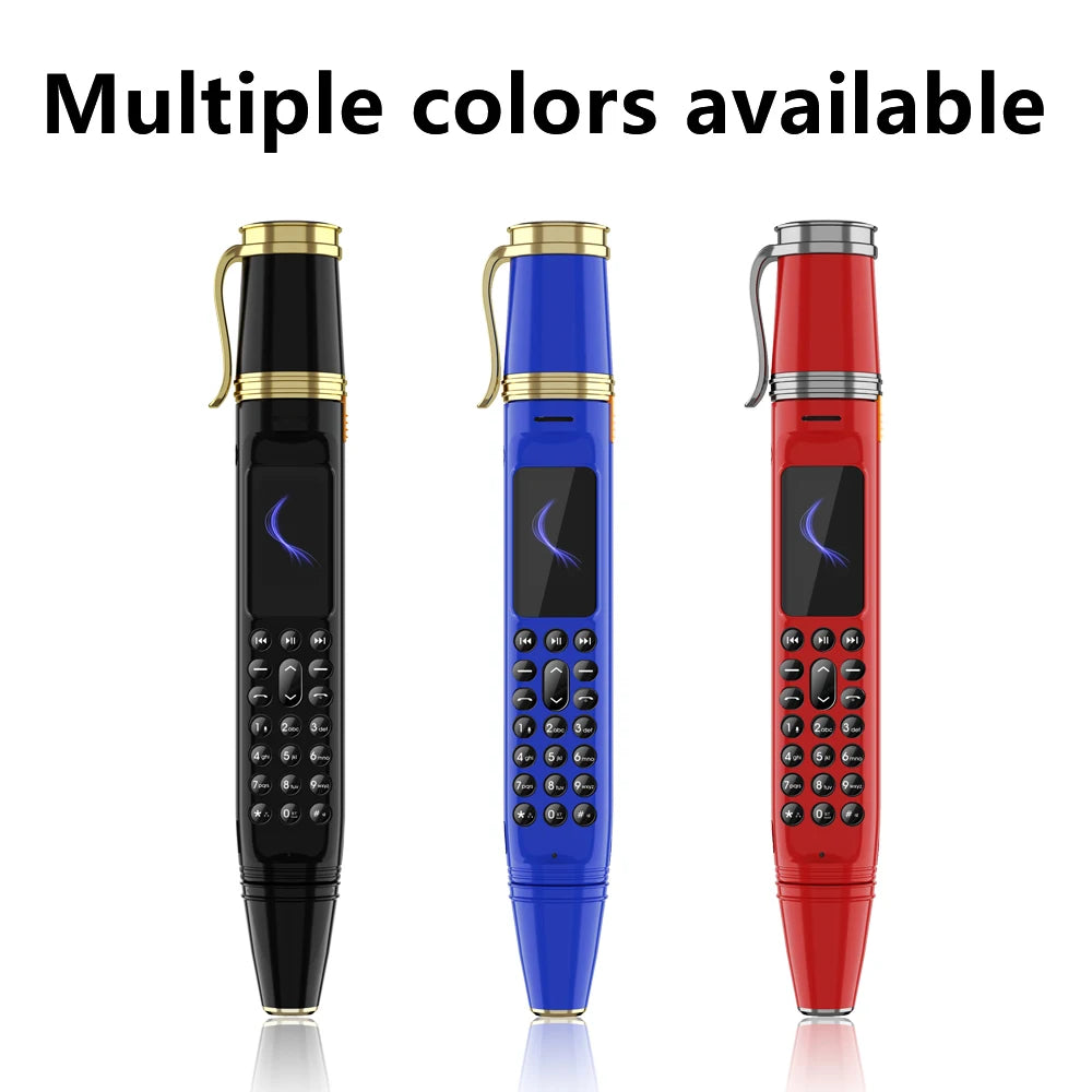 SERVO BM111 Pen Phone Portable Fan 3-in-1 Mobile Phone Dual SIM Bluetooth Dial Recorder Magic Voice Pen Style Telephone Original