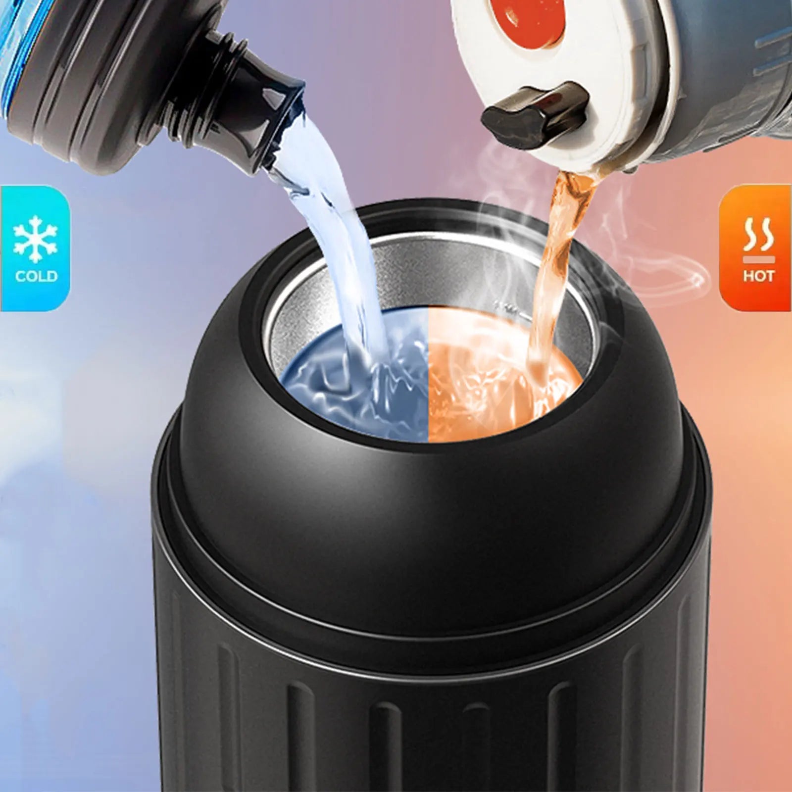 icafilas Portable Coffee Machine Wireless Electric Espresso Maker Fit Nespresso Capsule & Coffee Powder French Press Pot for Car