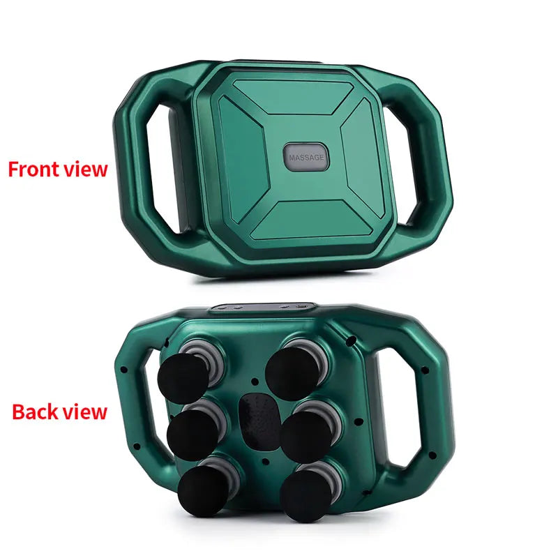 Six-head Fascia Gun High Frequency Vibration Waist Shoulder Back Leg Deep Tissue Body Massage Machine