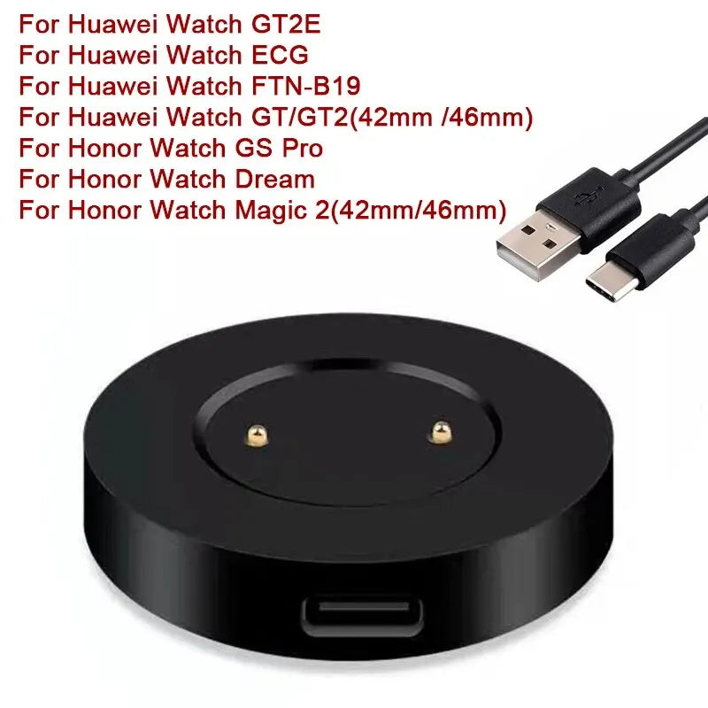 Smart Watch Dock Charger for Huawei Watch GT GT2 GT2e Honor Watch Magic 2 Wireless Fast Charging for Huawei Watch 3 GT3 GT2 PRO
