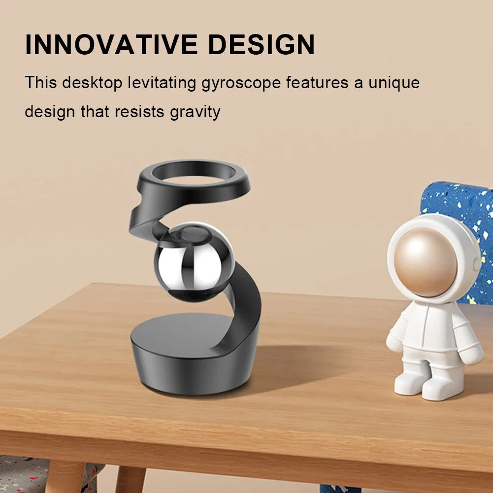 Gravity Defying Kinetic Desk Toy Levitating Desk Toy Fidget Spinners Kinetic Spinning Desk Toys for Office Desk Decor for Adults