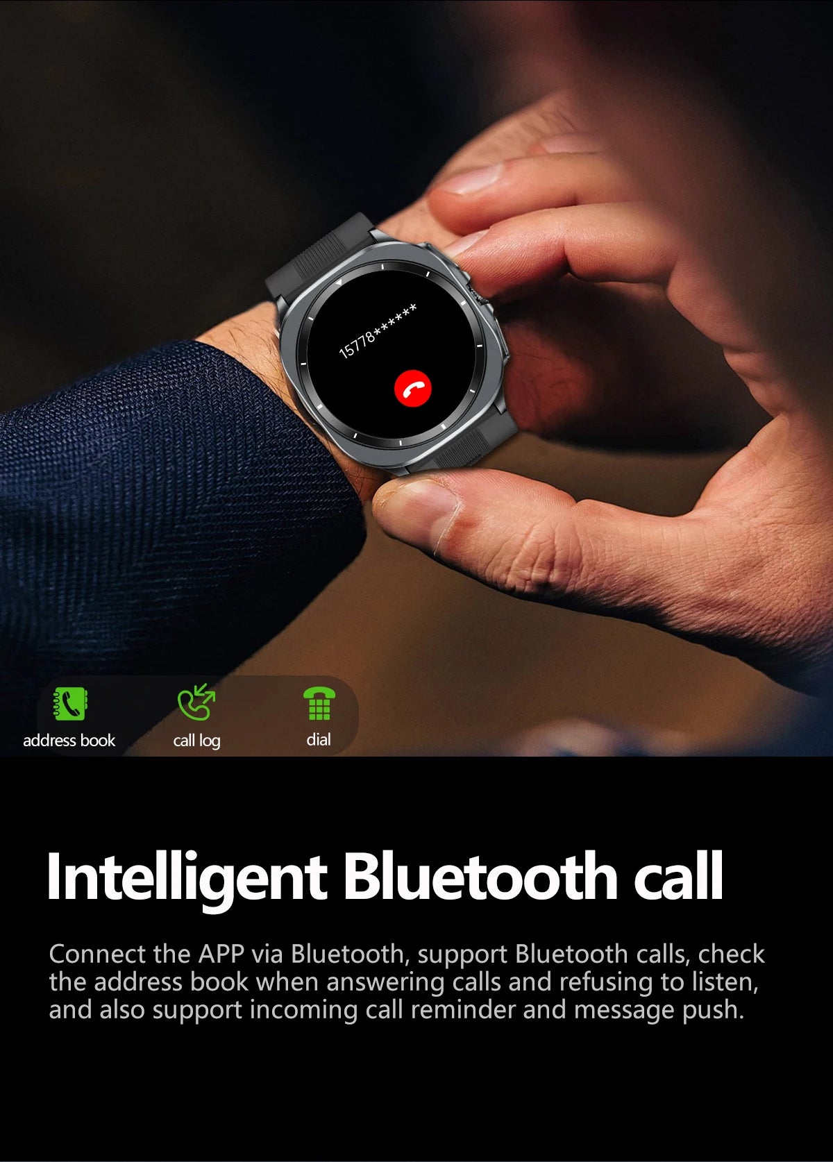 2025 For XIAOMI IOS New Air Pump Airbag Accurate Measure ECG NFC Smart Watch Blood Pressure Men Women