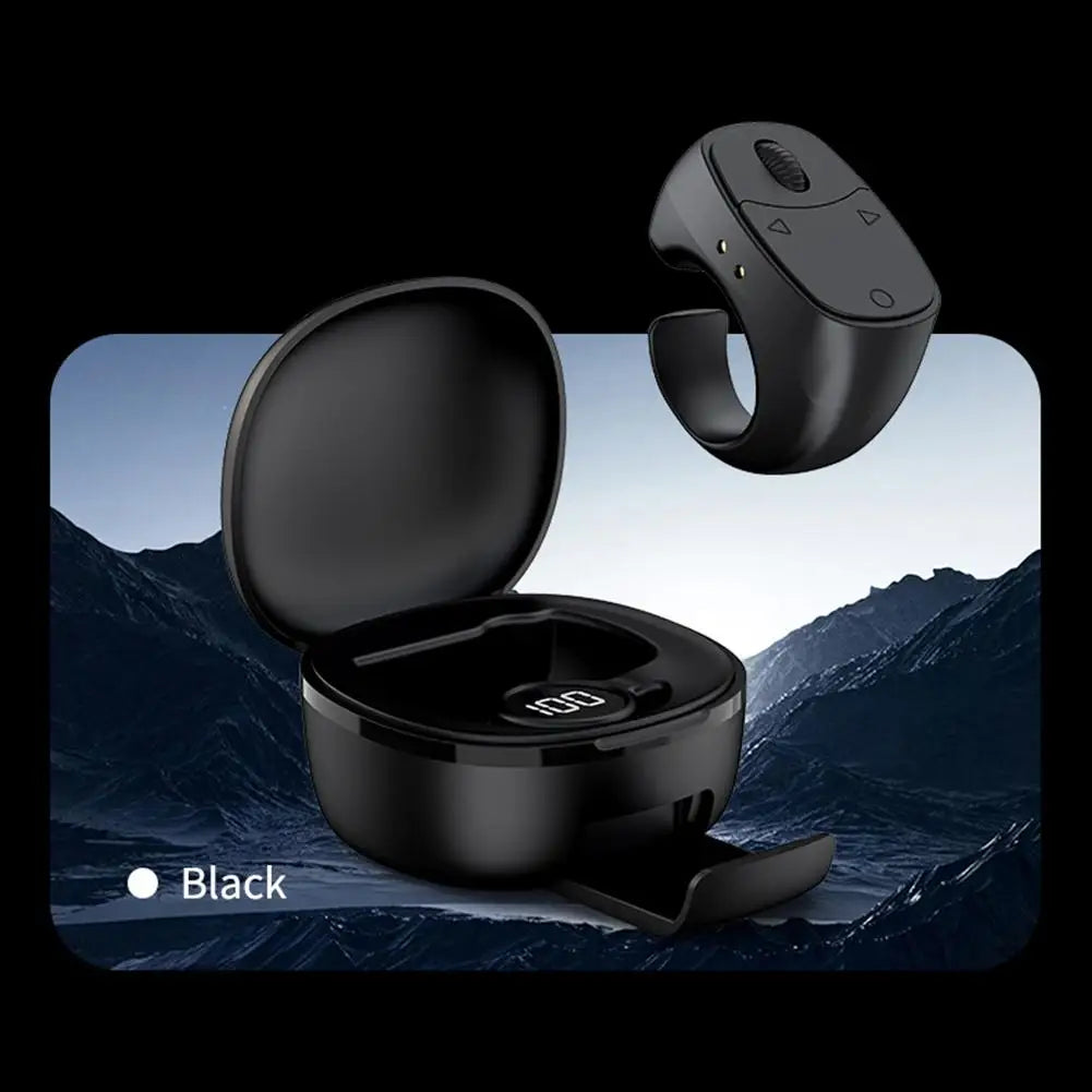 Bluetooth Page Turner Remote with Scroll Wheel - for eBooks, Videos; Wireless Shutter, Phone Stand Compatible (Volume Zoom)