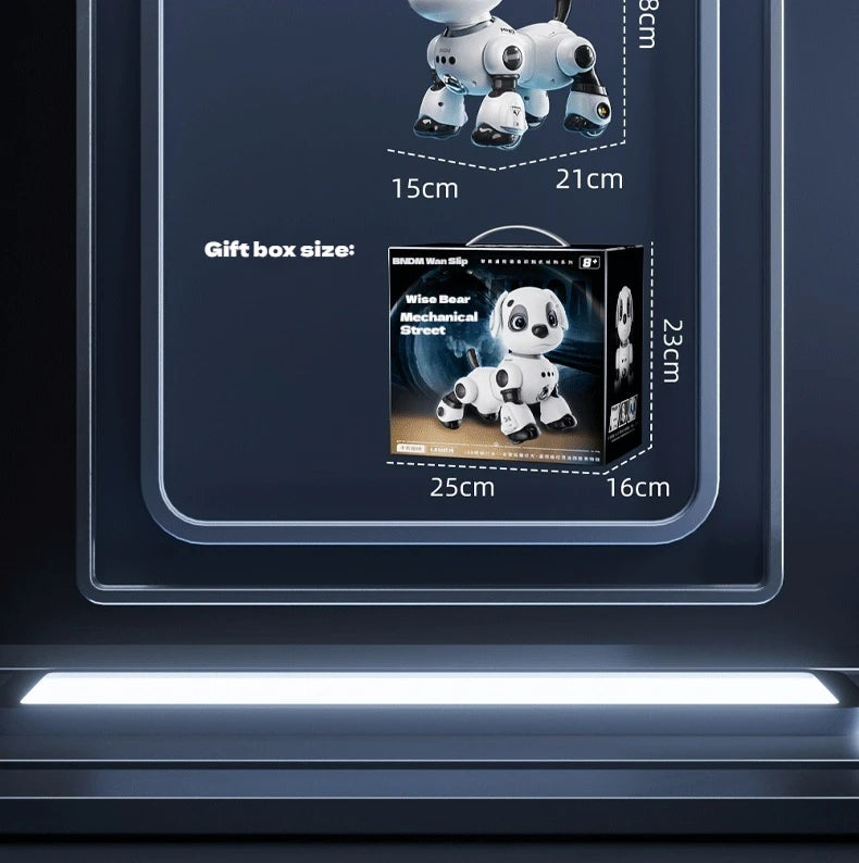 Latest Electric Intelligent Robot Dog Toy Remote Control Car For Children Gesture Dual SensationRacing Boy Gift robots kids toys