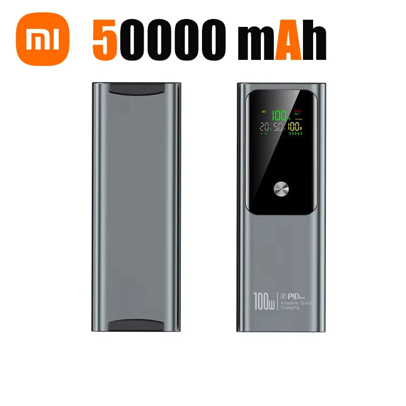 Xiaomi 100000mAh Power Bank 100W External Battery Capacity Fast Charging Portable Charger Powerbank For Laptop iPhone Samsung