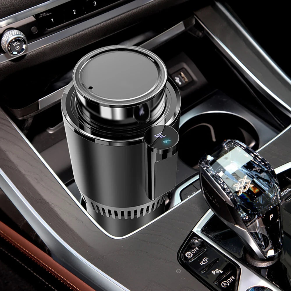 Portable Smart 2 In 1 12V Car Cup Cooler Warmer for Outdoor Travelling Mini Auto Refrigerator Cooling Heating Cup Drinks Holder