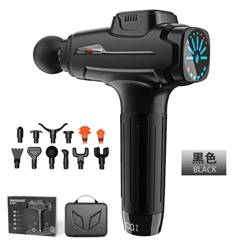 Massage Gun Deep Tissue Percussion Massager For Athletes Recovery And Pain Relief Handheld Relaxation Electric Massagers