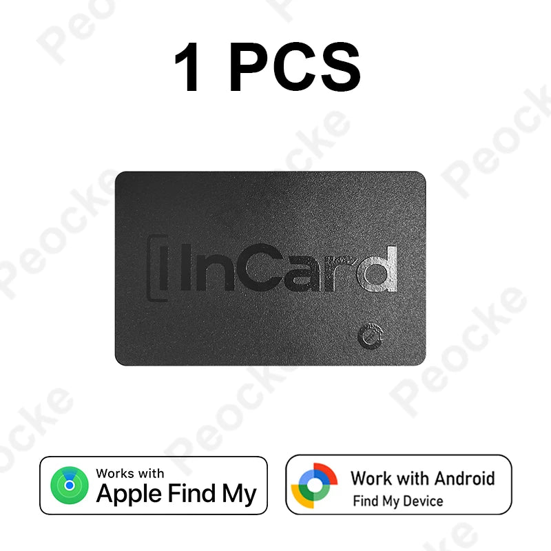 Wallet Anti-loss Card Location Tracking GPS Smart Tag for Android Key Luggage Finder With iPhone Find My App Bluetooth Device