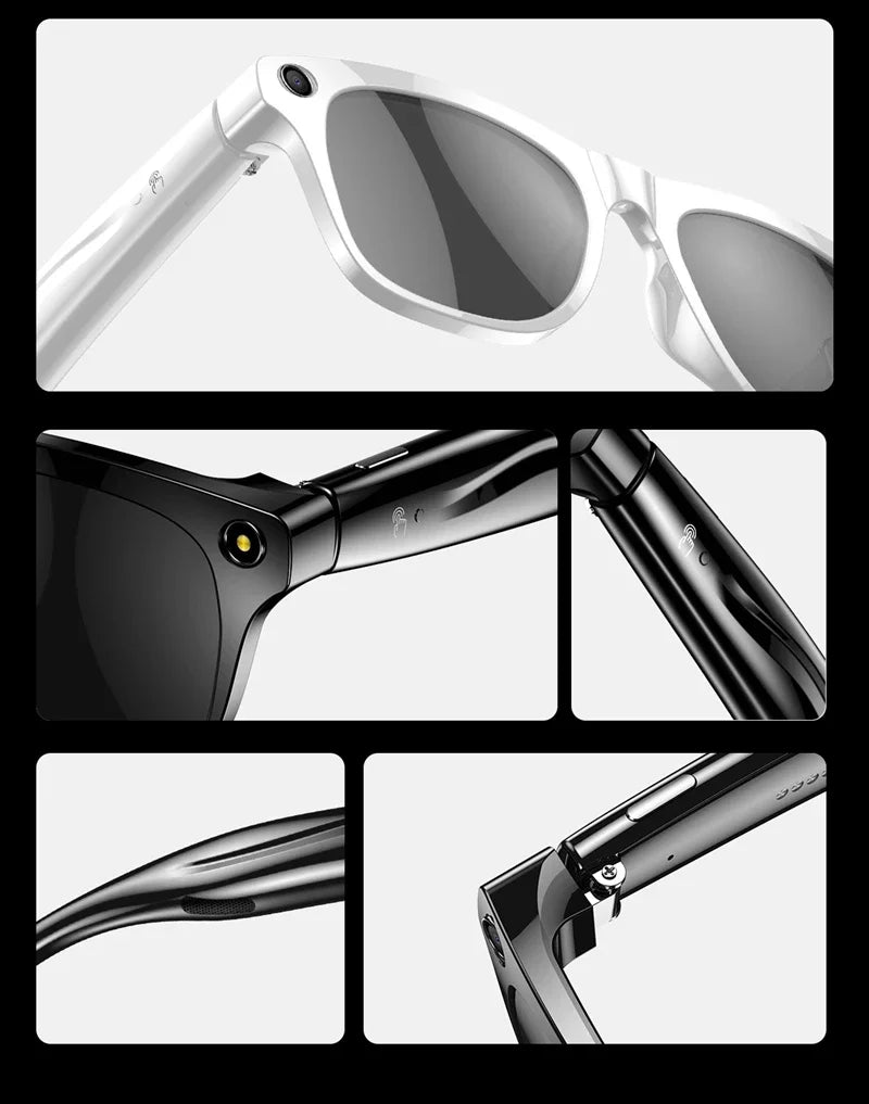 XIAOMI MIJIA 6K HD AI Smart Glasses Chat 260Mah Battery Voice Assistant Control GPT 100MP Camera Bluetooth Call  Smart Glasses