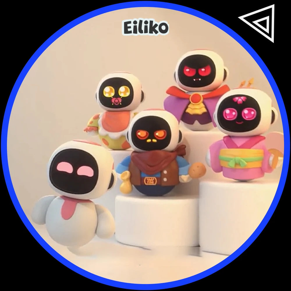 Eiliko Smart Robot Portable Emotional Interaction Companion Robots Mini Eilik Ai Chat Robot Long Battery Life Kid/Couple Gifts