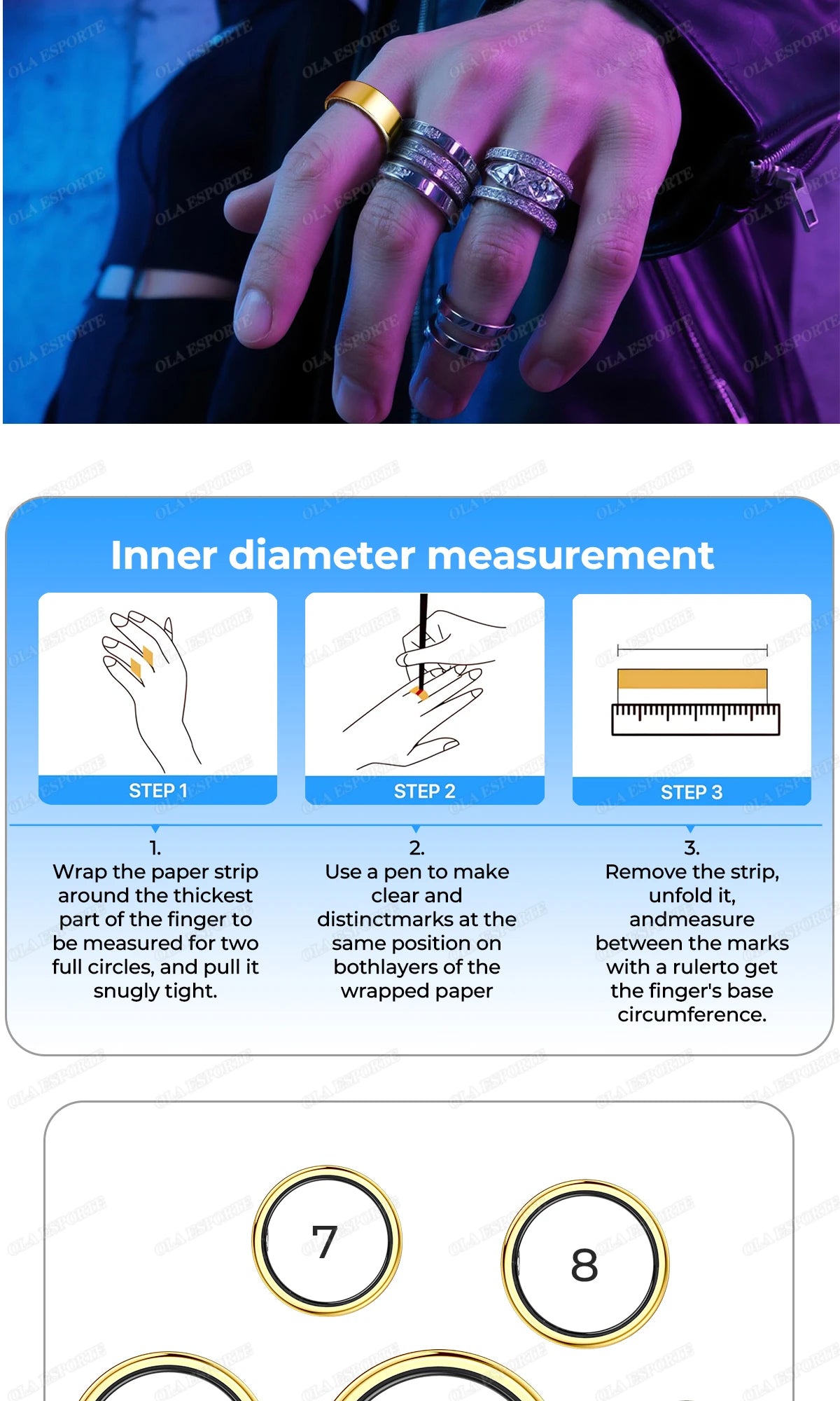 For  Smart Ring Men Women Bluetooth Monitor Blood HeartRate Blood Oxygen Monitor Smartring MultiSport 5ATM Waterproof 2025