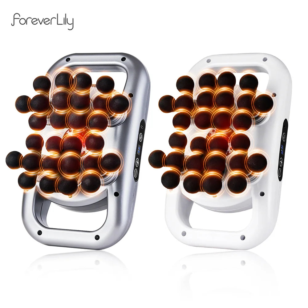 22-Head Fascia Gun High-Frequency Vibration Body Massage Gun Back and Waist Massager Neck Shoulder Massager Muscle masajeador