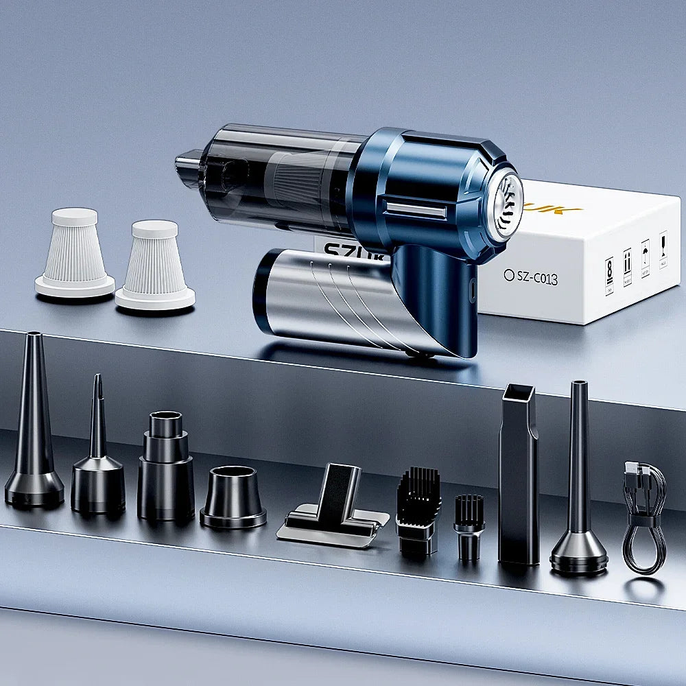 SZUK Car Vacuum Cleaner Portable Handheld Mini Vacuum Cleaner Foldable Strong Suction Powerful Wireless Cleaner Cleaning Machine