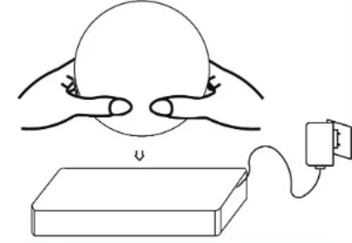 Magnetic Levitation LED Moon Lamp Auto-Rotating Globe Atmosphere Night Light for Bedroom Floating Home Office Decor Gift