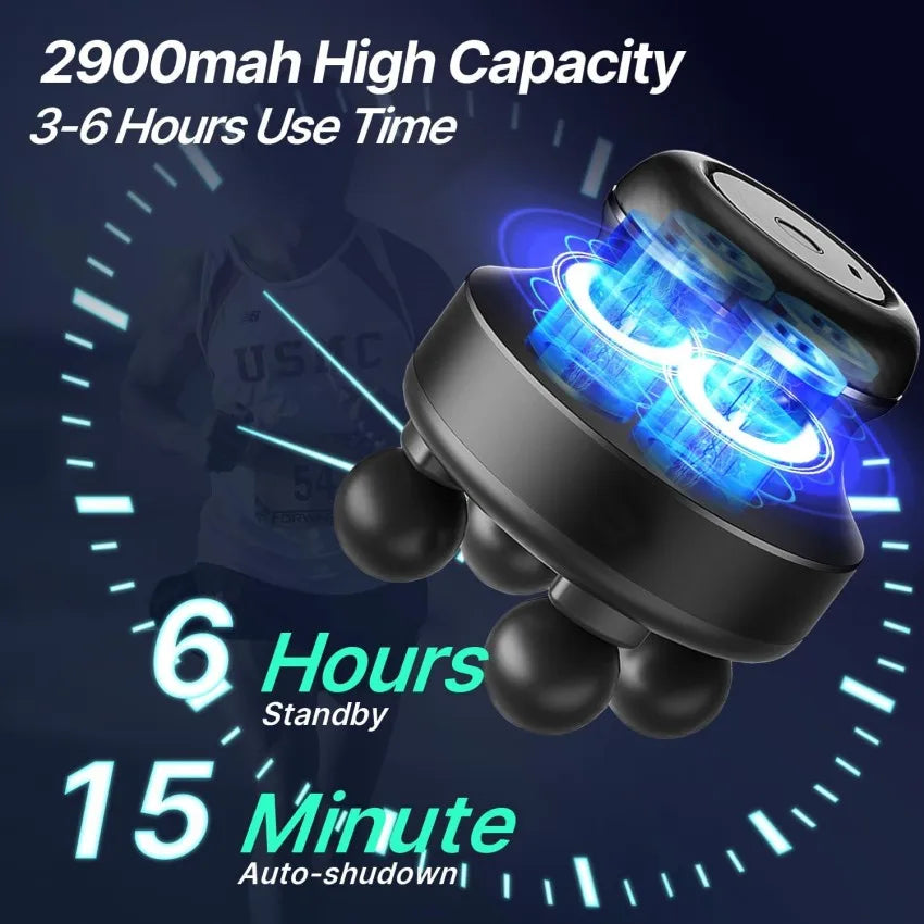 Handheld massager Deep Tissue Body Massage Muscle Massager Tool for Easing Shoulder Back TensionChiropractic Myofascial Release