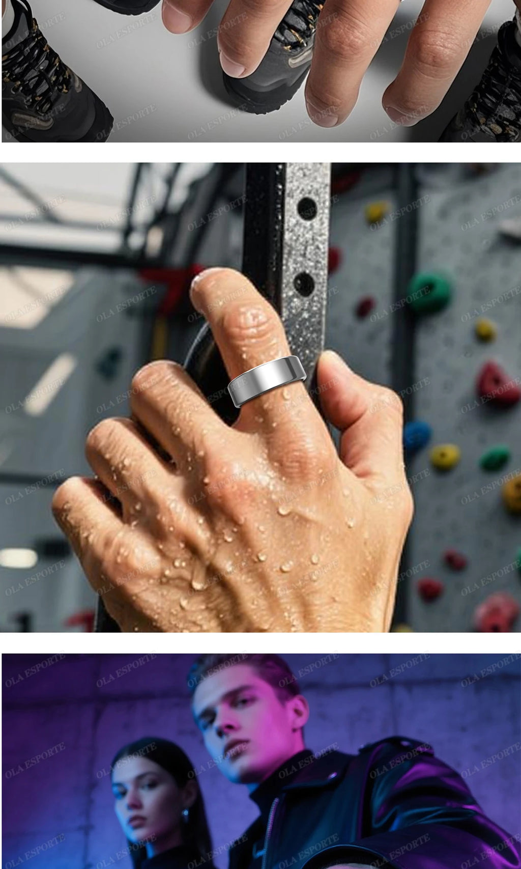 For  Smart Ring Men Women Bluetooth Monitor Blood HeartRate Blood Oxygen Monitor Smartring MultiSport 5ATM Waterproof 2025