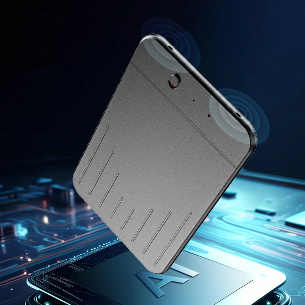 AI Voice Recorder Support 80+ Languages AI Notetaking Device Voice To Text Recorder Audio Dictaphone for Lectures Meetings Calls