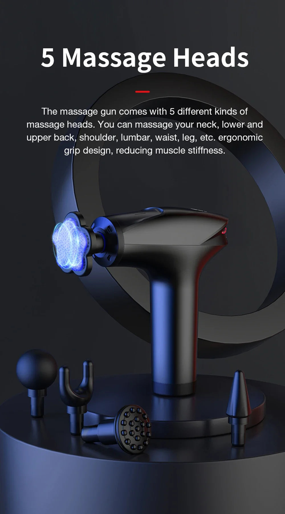 Massage Gun Cold Compress Muscle Massager Electric Percussion Pistol Massagers For Body Neck Back Relaxation Fitness Slimmin