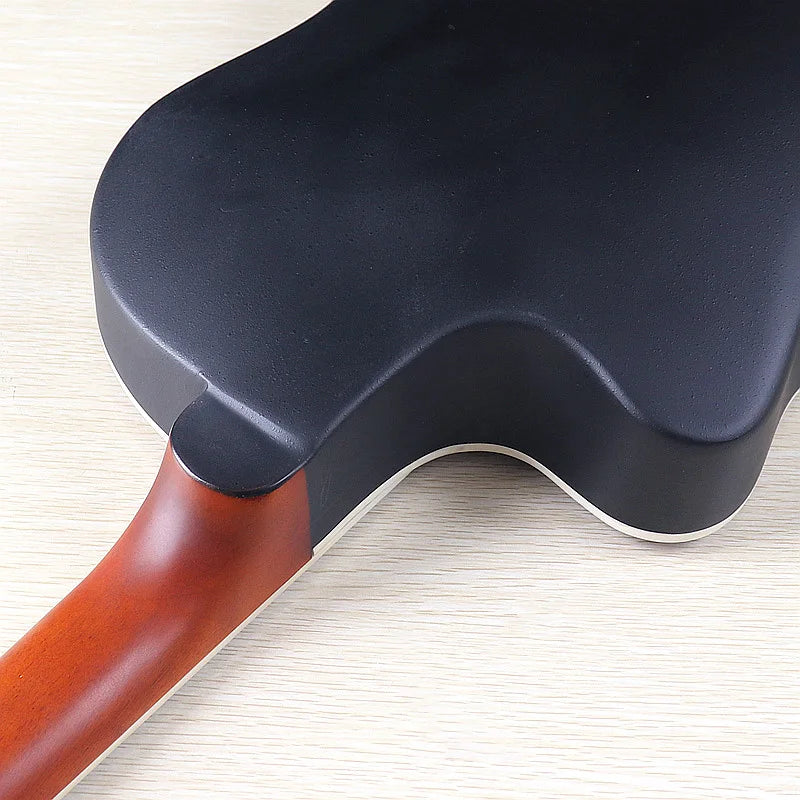 Electric Acoustic Guitar 6 Strings Round Back Ovation Model Brown 41 Inch Acoustic Guitar Cutaway Design Electric Folk Guitar