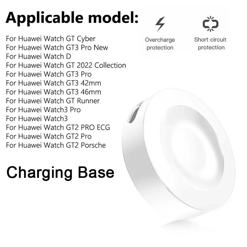 Smart Watch Dock Charger for Huawei Watch GT GT2 GT2e Honor Watch Magic 2 Wireless Fast Charging for Huawei Watch 3 GT3 GT2 PRO