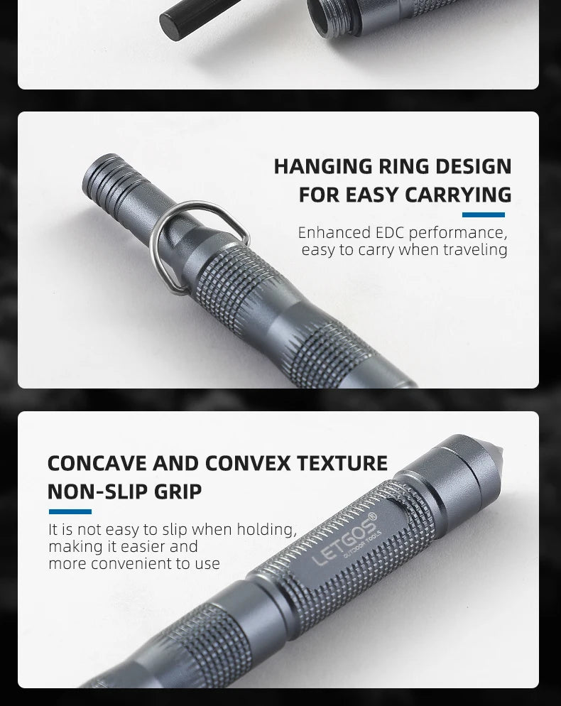 LETGOS Multi High Frequency Survival Whistle  outdoor Lifesaving emergency gear camping hiking rescue tactical glass breaker