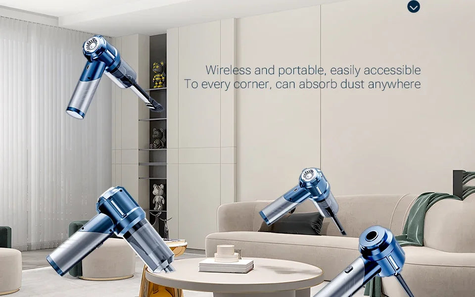 SZUK Car Vacuum Cleaner Portable Handheld Mini Vacuum Cleaner Foldable Strong Suction Powerful Wireless Cleaner Cleaning Machine