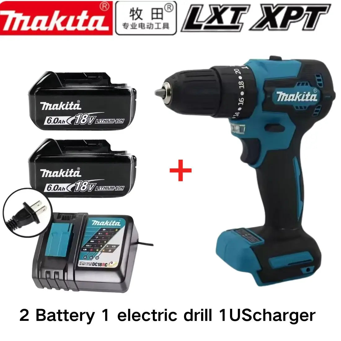 100%Makita DDF487 ddf487 18V Screwdriver Brushless Electric Drill Impact Drill Of Decoration Team Power Tools Makita 18V Battery