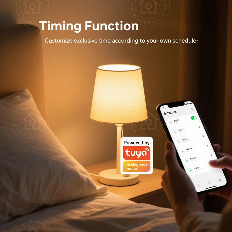 Tuya Smart LED Bulb E27 Smart Life APP Control Dimmable Light Bluetooth RGB Lamp 220-240V Bedroom Decoration Party Lighting 9W