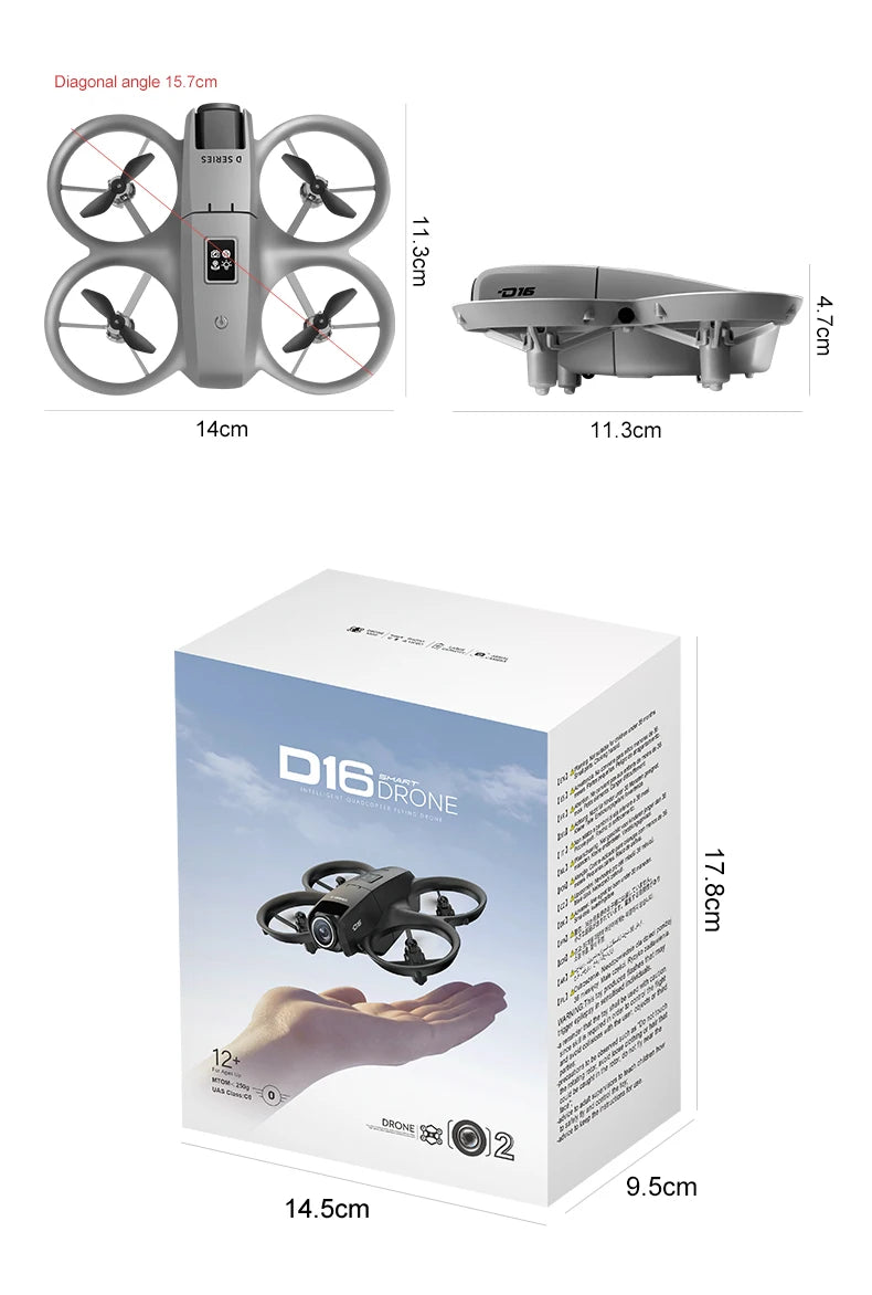 Xiaomi D16 Drone 8K Aerial HD Profesional Dual Camera Optical Flow Positioning Intelligent Avoidance Bushless Power GPS Drone