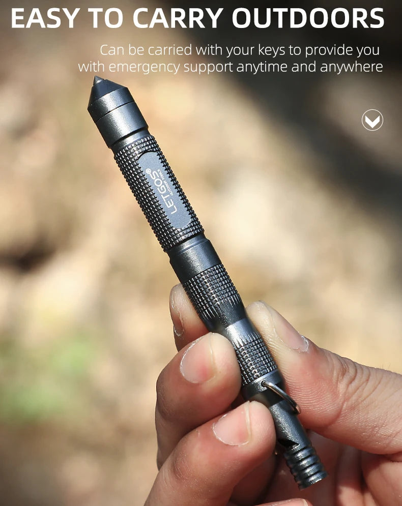 LETGOS Multi High Frequency Survival Whistle  outdoor Lifesaving emergency gear camping hiking rescue tactical glass breaker