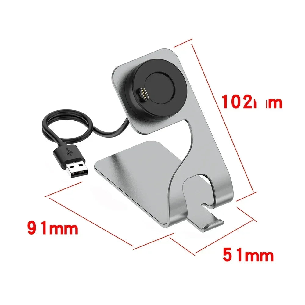 Charger Stand for Garmin Venu 3S & Fenix 7X Charging/ Vivoactive 3 4 4S Cable Dock Cord for Fenix 5 5X Plus 6 6X 6s/ Instinct2