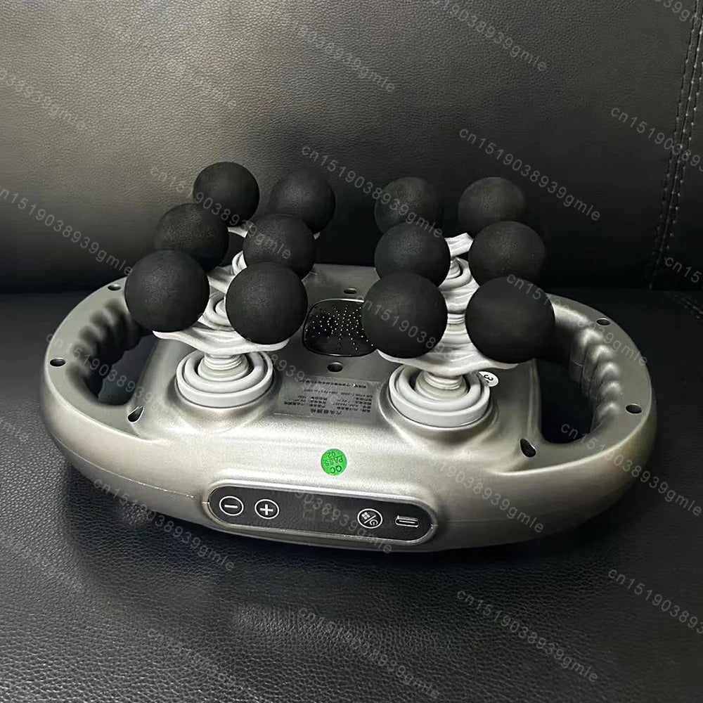 Fascia Gun 12/8 Heads Electric Massage Gun Muscle Relaxation High Frequency Back Massage Deep Tissue Muscle Fascia Massage Gun